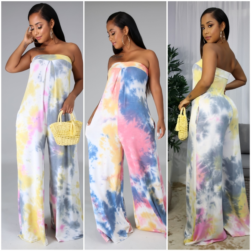 Tie dye jumpsuit
